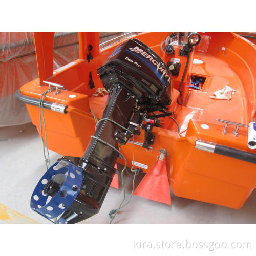 Fast rescue boat for 15 persons with Mercury Engine